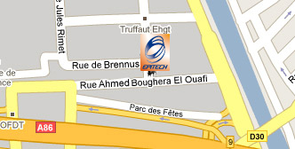 Plan 3, rue Jesse Owens ZAC Cornillon 93210 St Denis La Plaine